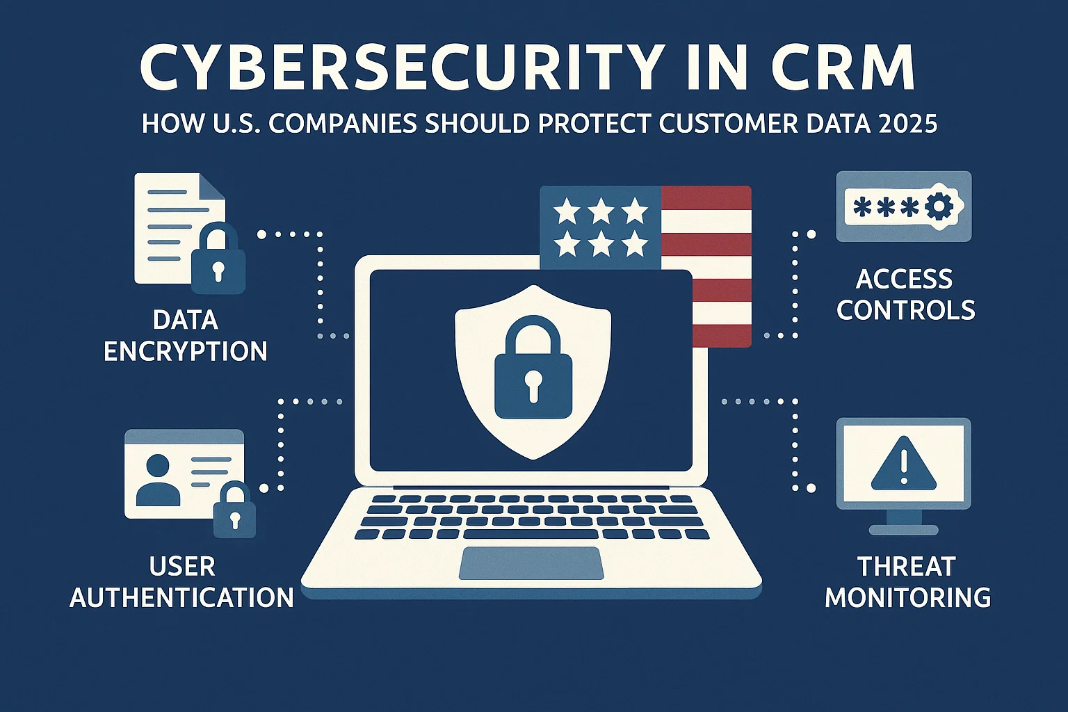 Cybersecurity in CRM: How U.S. Companies Should Protect Customer Data in 2025
