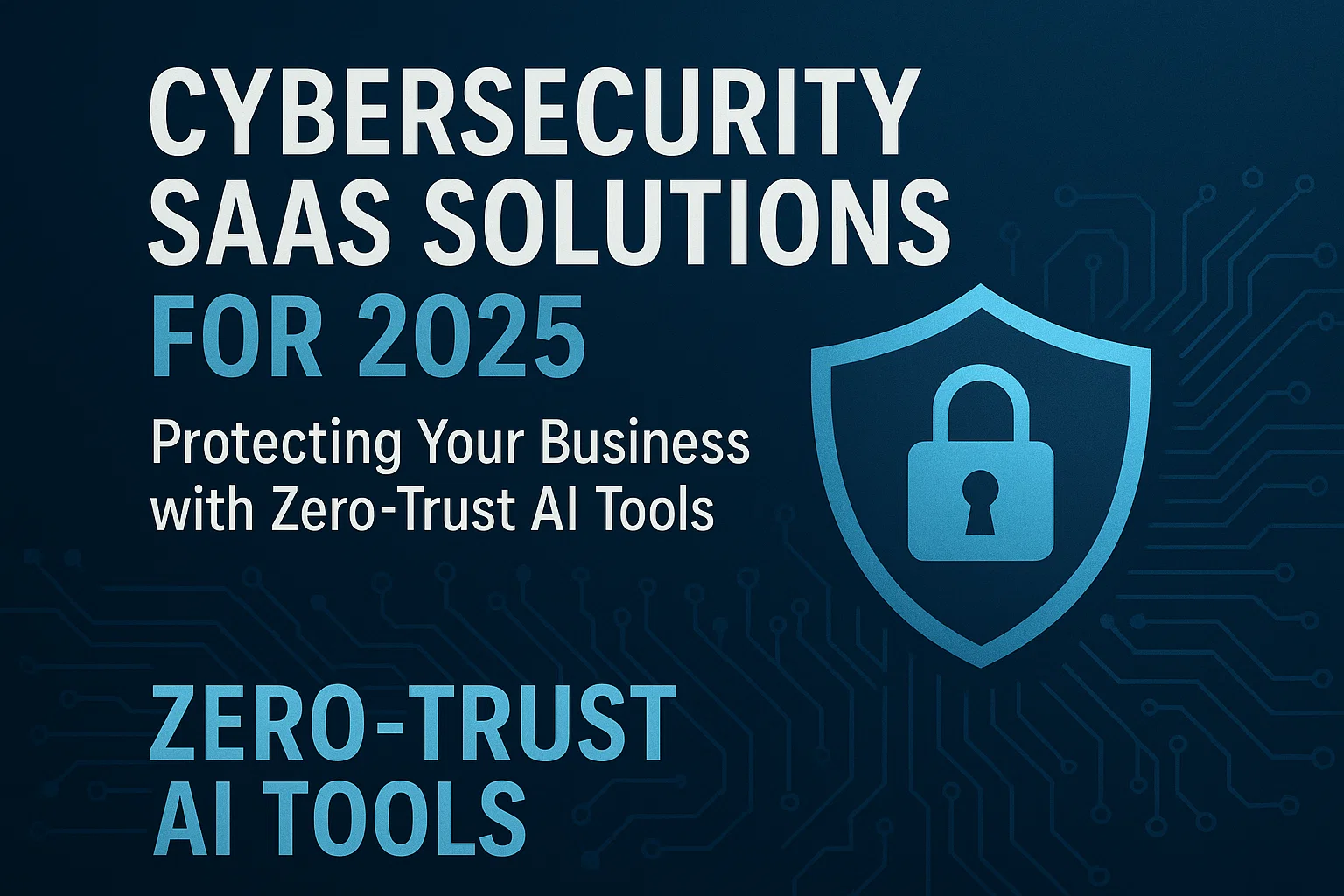 Cybersecurity SaaS Solutions for 2025: Protecting Your Business with Zero-Trust AI Tools